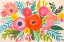Picture of WHIMSY FLOWER BOUQUET
