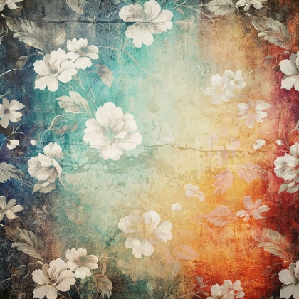Picture of FLORAL VINTAGE ART ILLUSTRATION 07