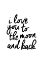 Picture of I LOVE YOU TO THE MOON AND BACK