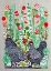 Picture of HENS IN THE POPPIES