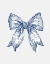 Picture of DARK BLUE COASTAL STRIPED BOW