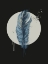 Picture of FEATHER IN A CIRCLE (DARK)