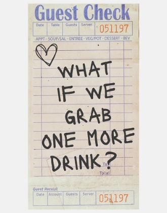 Picture of ONE MORE DRINK   BLACK