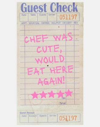 Picture of CHEF WAS CUTE   PINK