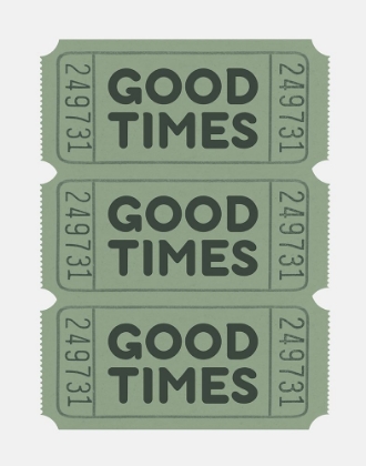 Picture of SAGE GREEN GOOD TIMES TICKETS