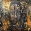 Picture of AFRICAN ART ILLUSTRATION WALLART 089
