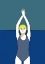 Picture of SWIMMER WITH YELLOW CAP