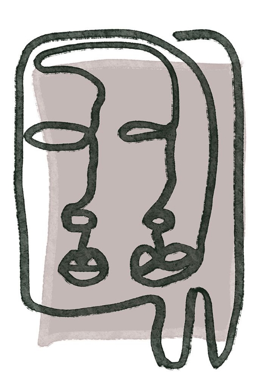 Picture of FACES ABSTRACT