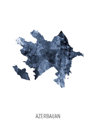 Picture of AZERBAIJAN WATERCOLOR MAP