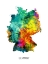 Picture of GERMANY WATERCOLOR MAP