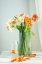 Picture of ORANGE AND WHITE FLOWERS IN VASE