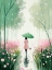 Picture of WALKING THROUGH TULIPS IN THE RAIN