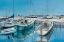 Picture of ANCHORED BOATS ON PIER