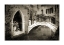 Picture of VENETIAN BRIDGE AND FLOWERS I PLATINUM