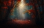 Picture of SUNSET IN THE FOREST