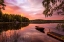 Picture of COLORFUL LAKE IN SUNSET