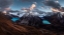 Picture of MYSTERIOUS TWIN LAKES IN NIEN CHING TANGURA MOUNTAINS
