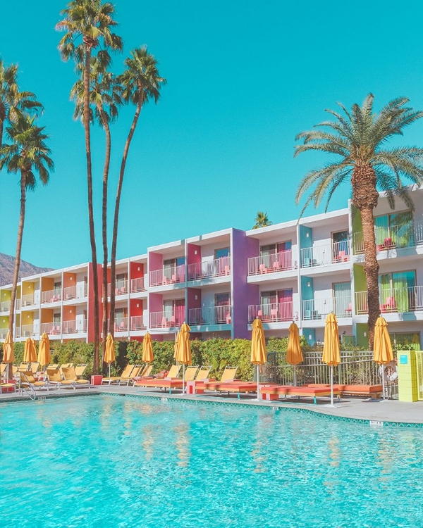 Picture of SAGUARO HOTEL POOLSIDE IN PALM SPRINGS