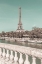 Picture of PARIS EIFFEL TOWER A RIVER SEINE | URBAN VINTAGE STYLE