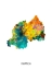 Picture of RWANDA WATERCOLOR MAP