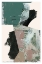 Picture of GREEN PEACH NEUTRAL BLACK ABSTRACT 1