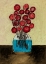 Picture of POPPIES IN VASE TAN
