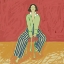 Picture of WOMAN ON STOOL