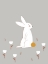 Picture of WHITE LITTLE BUNNY 18X24