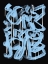 Picture of BLUE ABSTRACT CALLIGRAPHY