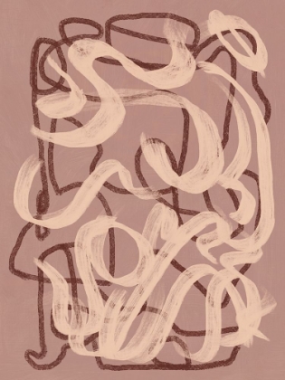 Picture of DRY BRUSH ABSTRACT IN NUDE