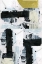 Picture of BLACK AND WHITE AND GOLD ABSTRACT 1
