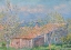 Picture of GARDENERS HOUSE AT ANTIBES (1888) BY CLAUDE MONET