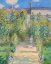 Picture of THE ARTISTS GARDEN AT VACTHEUIL (1881) BY CLAUDE MONET
