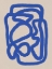 Picture of LINE ART IN COBALT BLUE 04