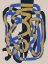 Picture of ABSTRACT LINE DECO BLUE AND YELLOW