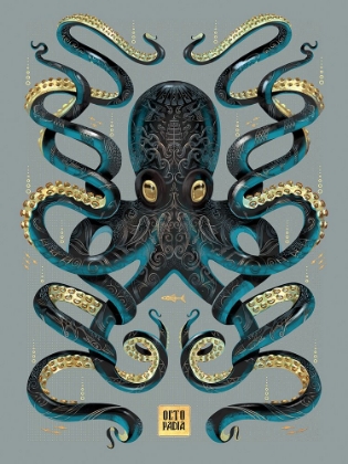 Picture of OCTOPUS BLACK A GOLD