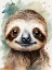 Picture of LITTLE SLOTH AQUARELL