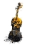 Picture of BLACK AND GOLD MUSIC ART DOUBLE BASS2