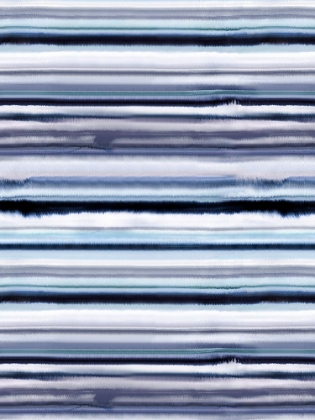 Picture of OMBRE STRIPES WATERCOLOR NAVY