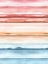 Picture of WATERCOLOR STRIPES SUMMER SUNSET II