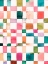 Picture of WATERCOLOR CHECKER ORANGE GREEN