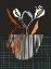 Picture of MIDCENTURY PLANT POT DARK