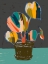 Picture of COLORFUL PLANT POT