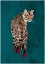 Picture of TIGER IN HEELS - TEAL