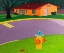 Picture of FIRE HYDRANT AND ORANGE HOUSE