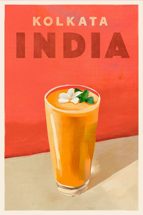 Picture of TRAVEL POSTER COCKTAIL KOLKATA INDIA