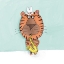 Picture of TIGER SAXOPHONE PLAYER WITH COWBOY HAT BY ARTIST CARLA DALY