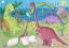 Picture of CUTE DINOSAUR IN THE JURASSIC PARK BY ARTIST CARLA DALY