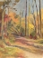 Picture of AUTUMN WALK OILPAINTING