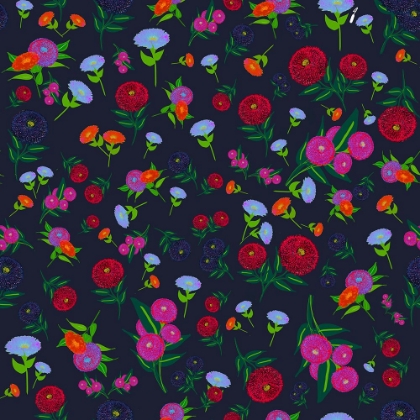 Picture of GARDEN CRUSH SCATTER ON BLACK
